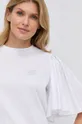 biały Karl Lagerfeld T-shirt bawełniany 216W1709