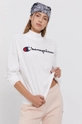 Champion Longsleeve bawełniany 114473 biały