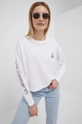 Bombažen longsleeve Quiksilver bela