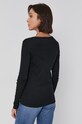 Одяг Бавовняний лонгслів United Colors of Benetton 3GA2E16G0.100 чорний