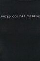 Бавовняний лонгслів United Colors of Benetton 3GA2E16G0.100 чорний