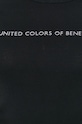 United Colors of Benetton Longsleeve bawełniany 3GA2E16G0.100 czarny