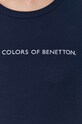 United Colors of Benetton Longsleeve din bumbac 3GA2E16G0.016 bleumarin