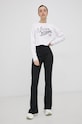 Superdry Longsleeve bawełniany W6011190A.01C biały AW21