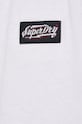 Bavlněné tričko s dlouhým rukávem Superdry W6011190A.01C bílá