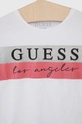 Guess Longsleeve dziecięcy 5 % Spandex, 5 % Wiskoza, 90 % Bawełna organiczna