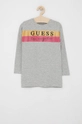 szary Guess Longsleeve dziecięcy Dziewczęcy