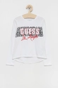 biały Guess Longsleeve dziecięcy Dziewczęcy