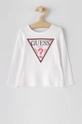 biały Guess Longsleeve dziecięcy Dziewczęcy