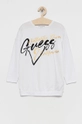 biały Guess Longsleeve dziecięcy Dziewczęcy