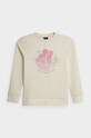 4F Longsleeve dziecięcy pozostałe beżowy HJZ21.JTSDL002A