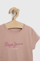 Κοριτσίστικα Παιδικό μπλουζάκι Pepe Jeans PG501567.305 ροζ