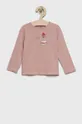 ružová Detské tričko s dlhým rukávom OVS Dievčenský