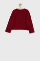 Detská bavlnená košeľa s dlhým rukávom Champion 404233 burgundské