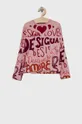 Detské tričko s dlhým rukávom Desigual ružová