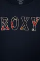 Dječja pamučna majica dugih rukava Roxy mornarsko plava