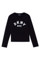 czarny Dkny Longsleeve dziecięcy D35R57.114.150 Dziewczęcy