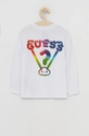 Guess Longsleeve dziecięcy biały