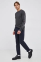 Tommy Hilfiger Longsleeve bawełniany szary