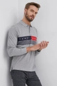 Tommy Hilfiger Longsleeve bawełniany szary