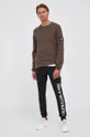 Calvin Klein Jeans Sweter bawełniany J30J318645.4890 zielony
