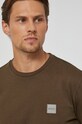 BOSS Longsleeve bawełniany 50462772 zielony 50462772