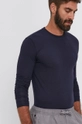 granatowy Trussardi Longsleeve Męski