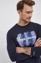 granatowy Pepe Jeans Longsleeve bawełniany