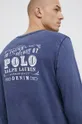 mornarsko plava Pamučna majica dugih rukava Polo Ralph Lauren Muški