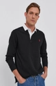 czarny Polo Ralph Lauren Longsleeve bawełniany 710799331009