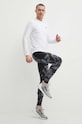 Tréningové tričko s dlhým rukávom Under Armour 1361506 biela AW24