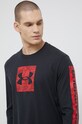 Tričko s dlhým rukávom Under Armour 1366464 čierna 1366464