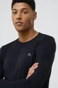čierna Tričko s dlhým rukávom Calvin Klein Performance
