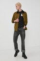 The North Face cotton longsleeve top NF0A37FTJK31 black AW21