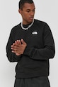 The North Face Bluza bawełniana nadruk czarny NF0A4SZ9JK31