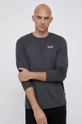 γκρί Longsleeve Jack Wolfskin Ανδρικά