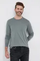 πράσινο Βαμβακερό πουκάμισο με μακριά μανίκια s.Oliver Ανδρικά