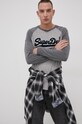 Tričko s dlhým rukávom Superdry M6010608A.ZUC sivá AW21