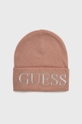 рожевий Шапка з домішкою вовни Guess Жіночий