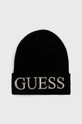 чёрный Шапка с примесью шерсти Guess Женский