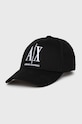 Armani Exchange Căciulă bumbac negru 944170.1A170.NOS