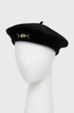 czarny Elisabetta Franchi Beret Damski