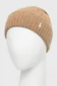 Шерстяная шапка Polo Ralph Lauren коричневый