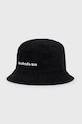 Quiksilver kapelusz bawełniany bawełna czarny EQWHA03011