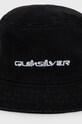 Quiksilver kapelusz bawełniany EQWHA03011 czarny AW22