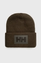 zielony Helly Hansen Czapka HH BOX BEANIE Damski