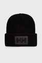 Čiapka Helly Hansen HH BOX BEANIE hrubá čierna 53648