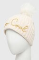 Akcesoria MC2 Saint Barth czapka z domieszką wełny WENG006 beżowy