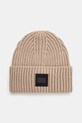 UGG czapka z domieszką wełny z domieszką wełny beżowy 20061