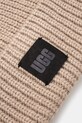 UGG czapka z domieszką wełny 20061 beżowy AW25